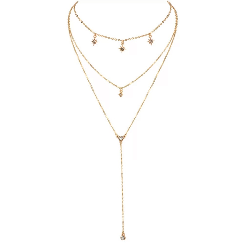 Boho layered necklace